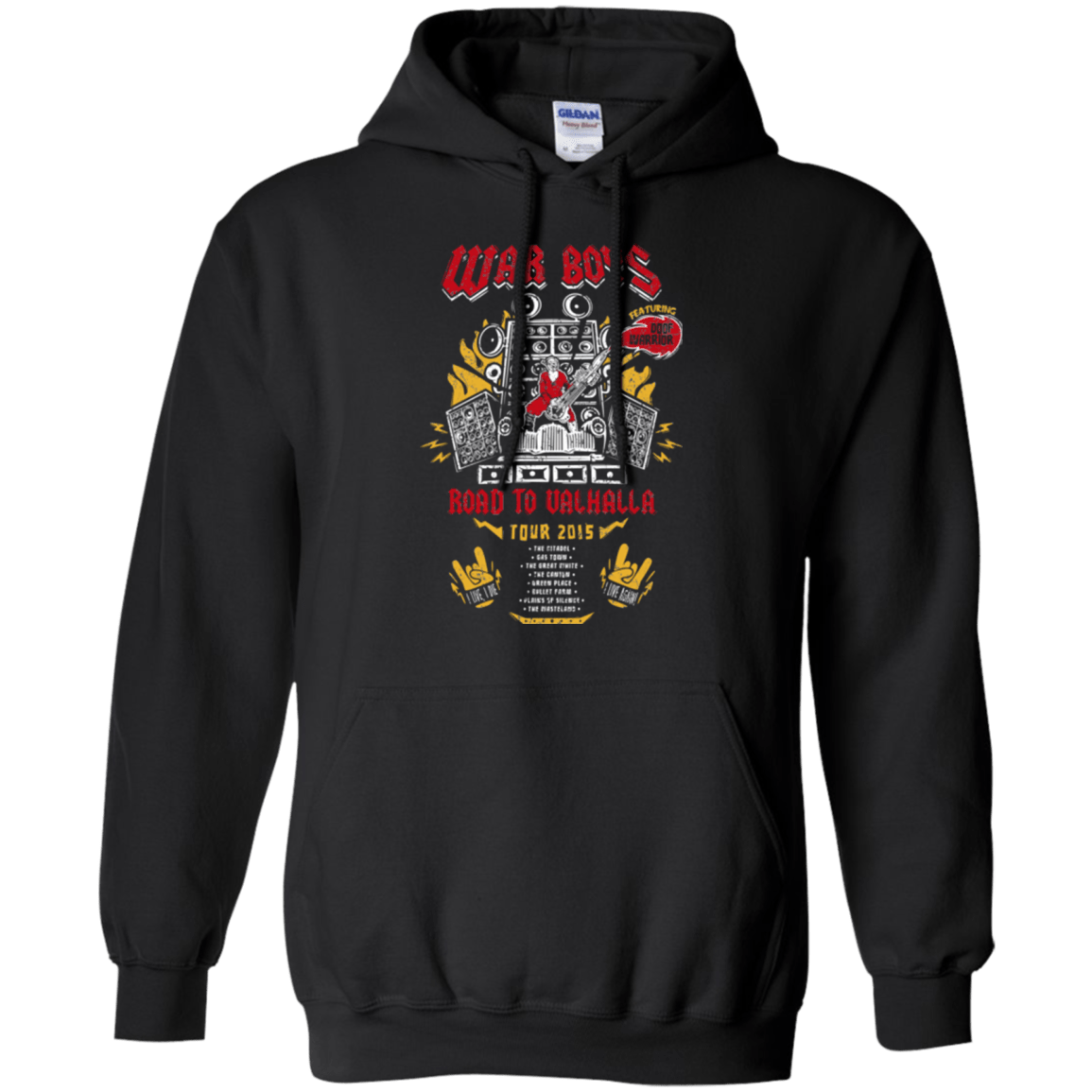 Sweatshirts Black / Small Road to Valhalla Tour Pullover Hoodie