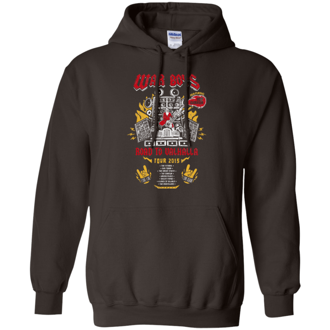 Sweatshirts Dark Chocolate / Small Road to Valhalla Tour Pullover Hoodie