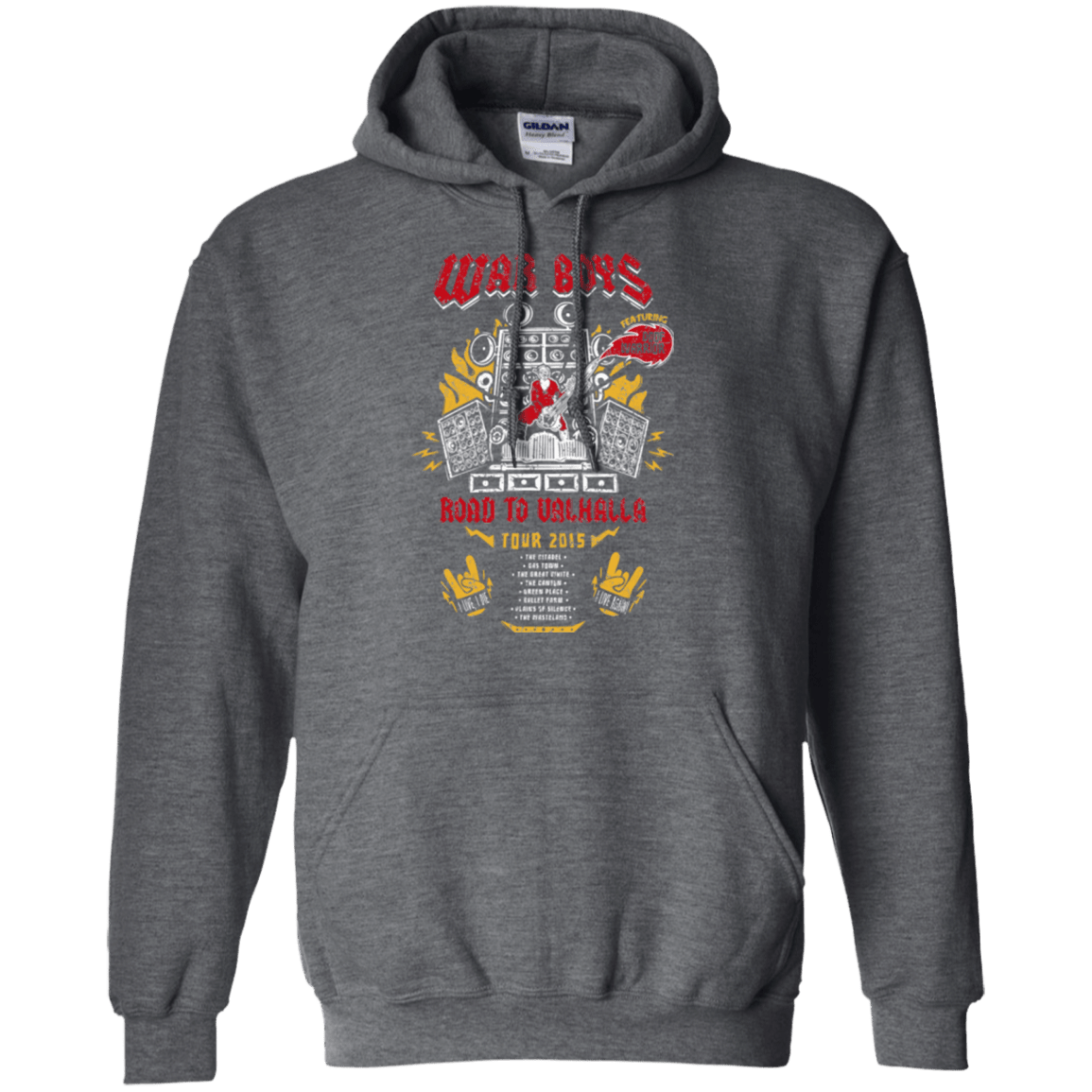 Sweatshirts Dark Heather / Small Road to Valhalla Tour Pullover Hoodie