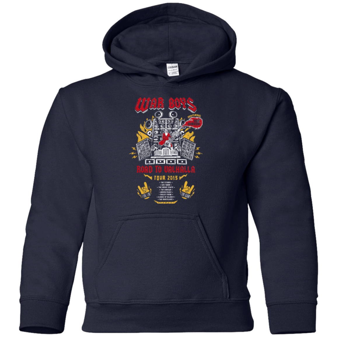 Sweatshirts Navy / YS Road to Valhalla Tour Youth Hoodie
