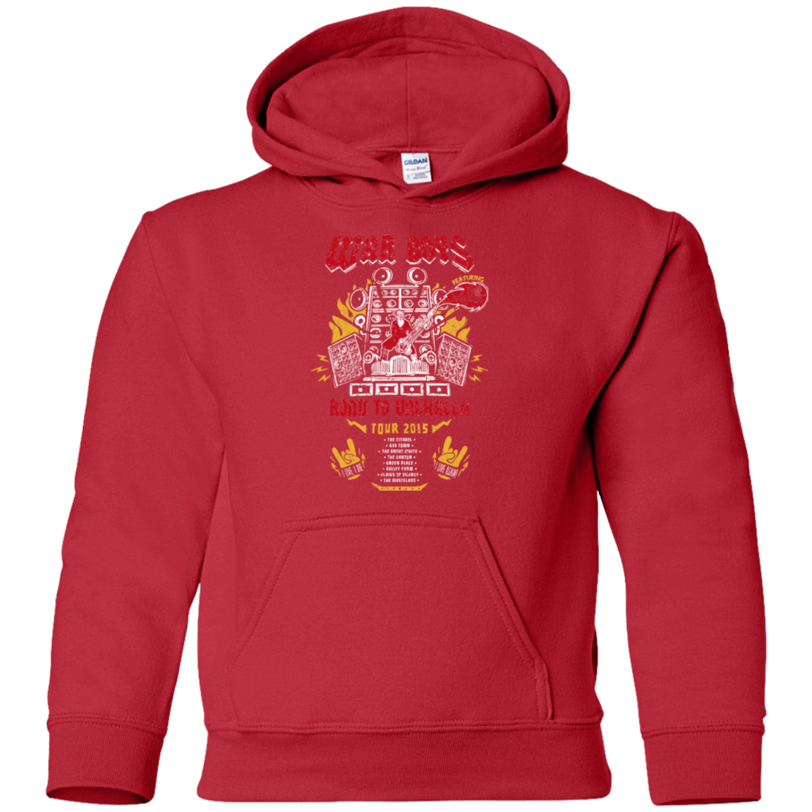 Sweatshirts Red / YS Road to Valhalla Tour Youth Hoodie