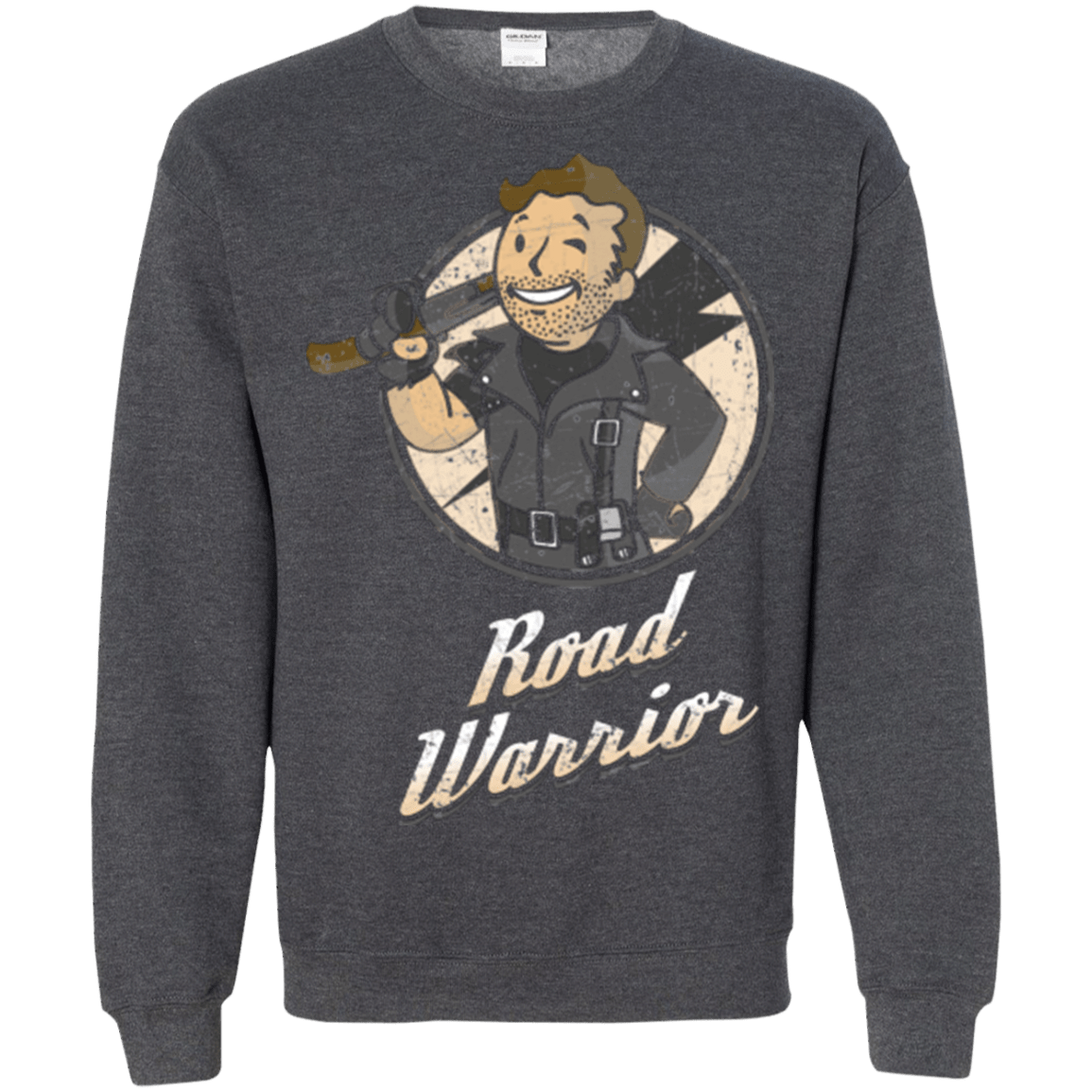 Sweatshirts Dark Heather / Small Road Warrior Crewneck Sweatshirt