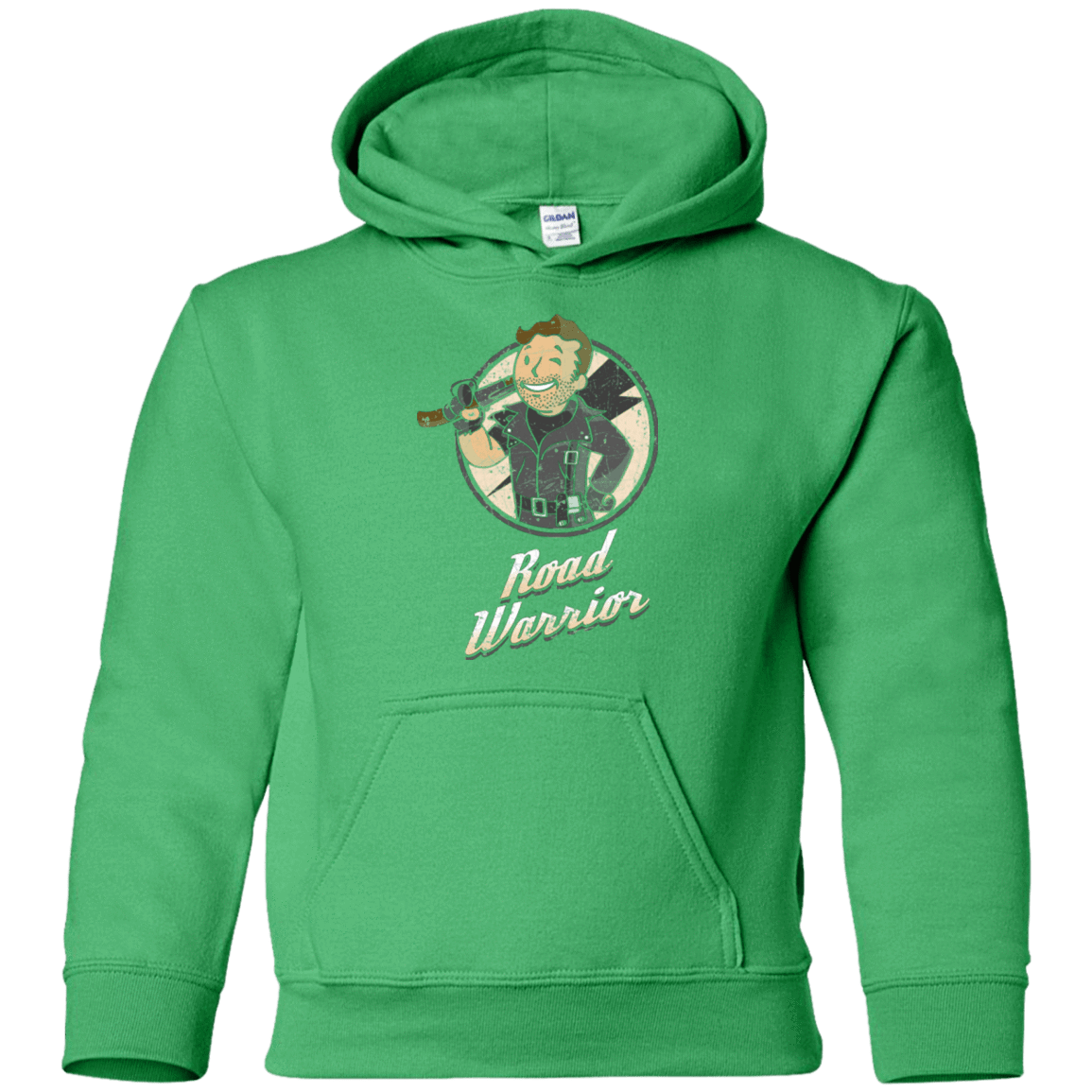 Sweatshirts Irish Green / YS Road Warrior Youth Hoodie