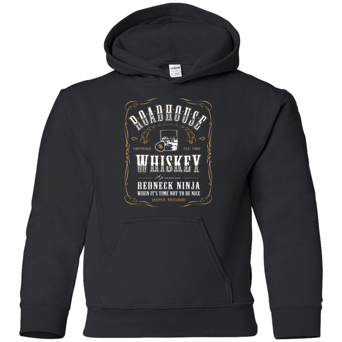 Sweatshirts Black / YS Roadhouse Whiskey Youth Hoodie