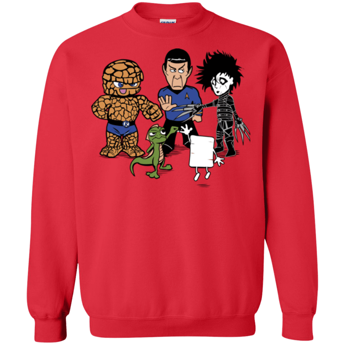 Sweatshirts Red / Small Rock Paper Scissors Crewneck Sweatshirt