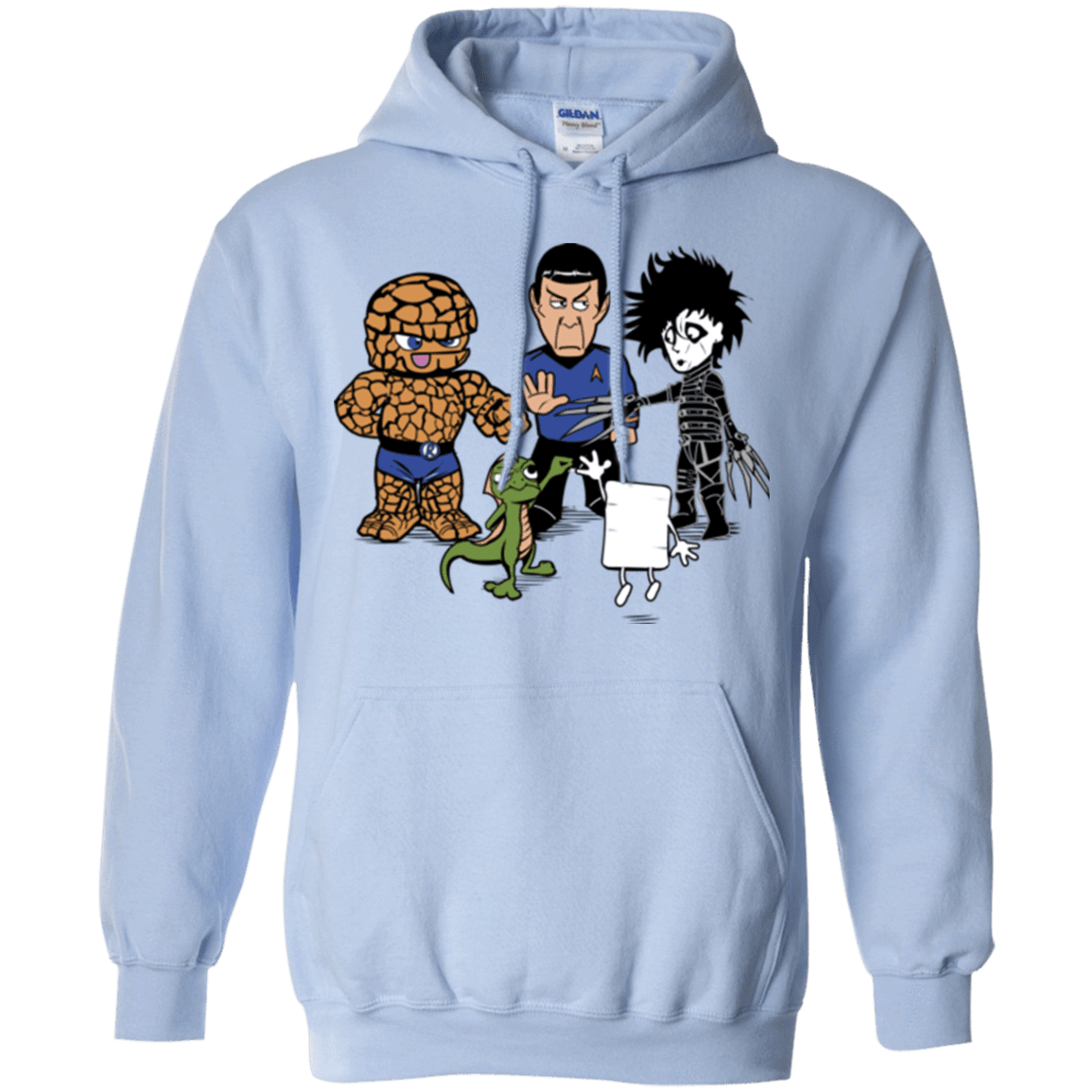 Sweatshirts Light Blue / Small Rock Paper Scissors Pullover Hoodie