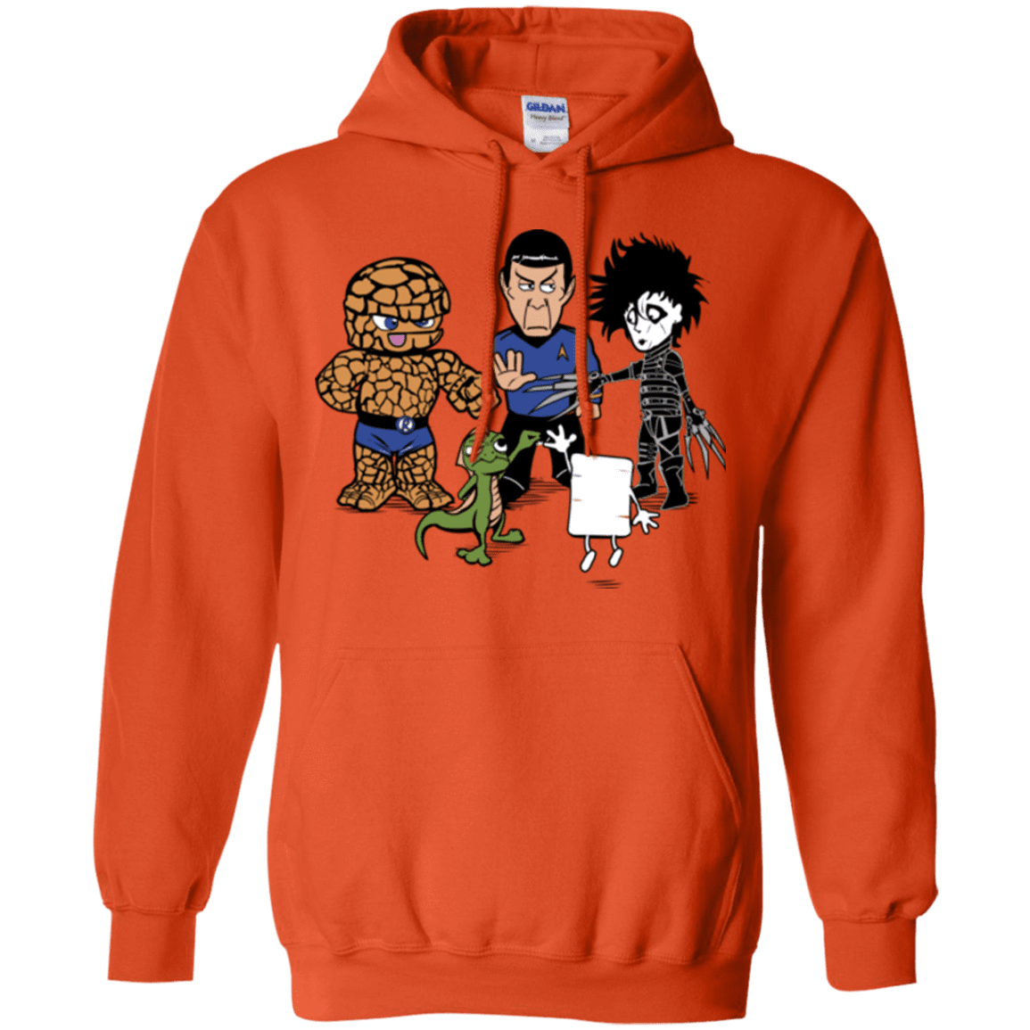 Sweatshirts Orange / Small Rock Paper Scissors Pullover Hoodie