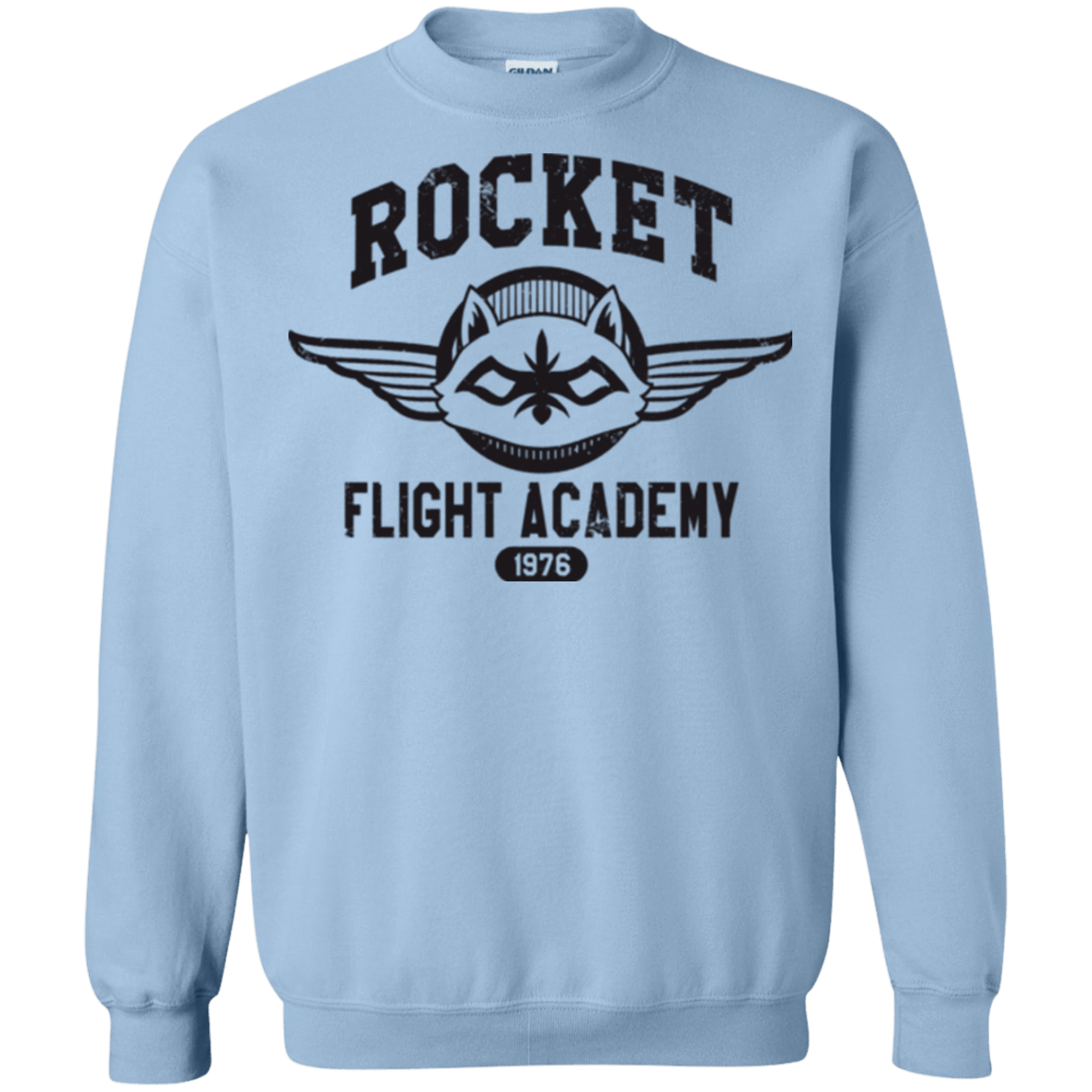 Sweatshirts Light Blue / Small Rocket Flight Academy Crewneck Sweatshirt