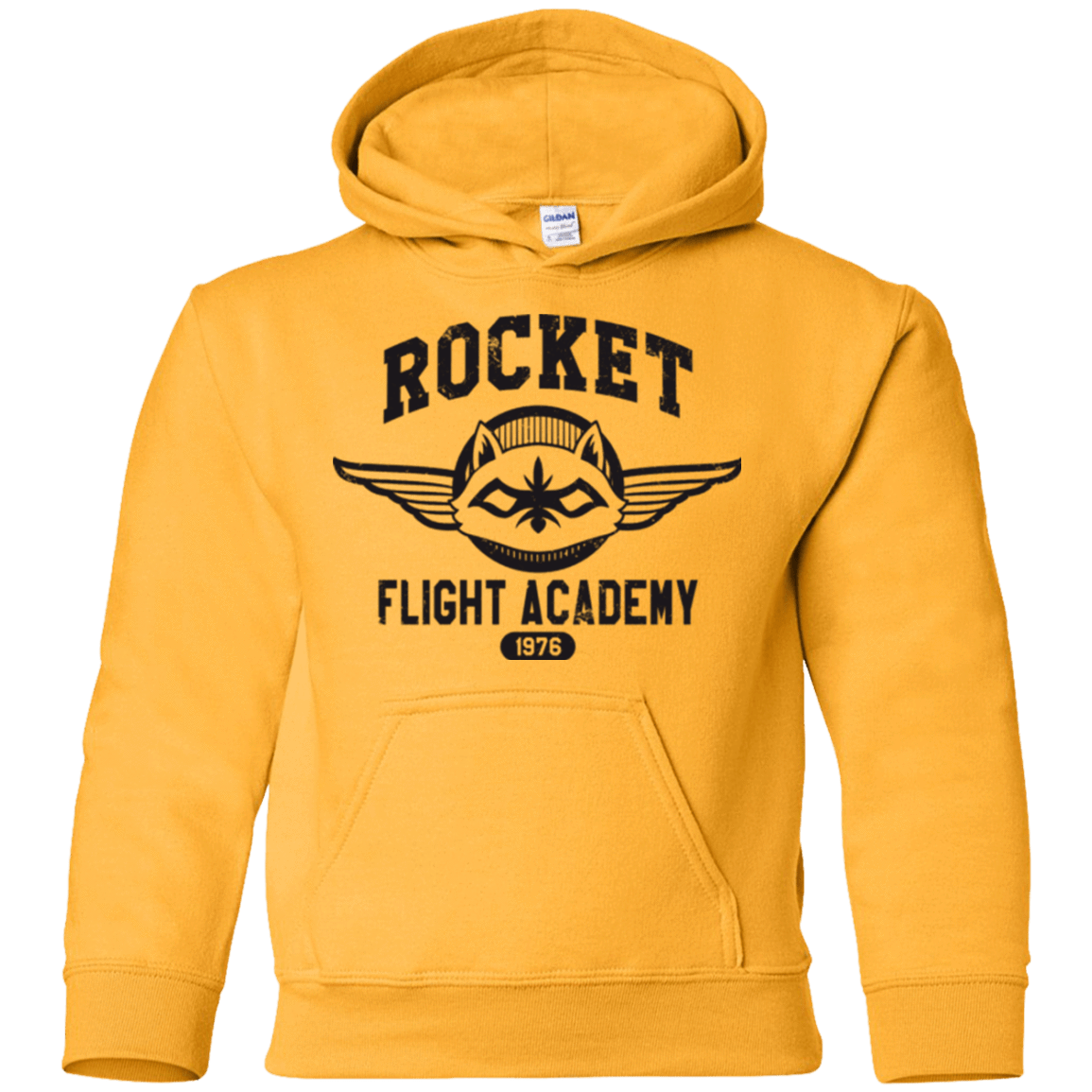 Sweatshirts Gold / YS Rocket Flight Academy Youth Hoodie