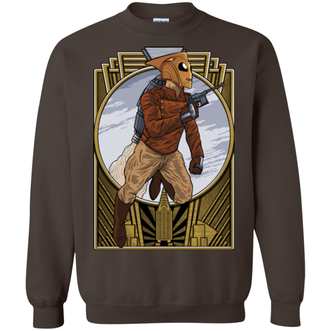 Sweatshirts Dark Chocolate / Small Rocket Man Crewneck Sweatshirt