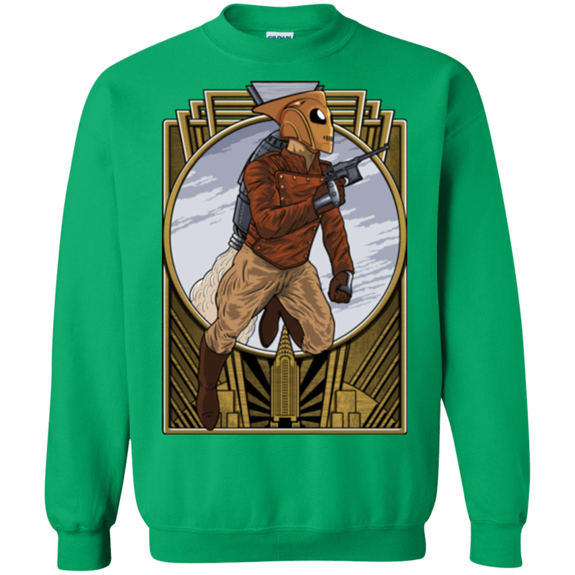 Sweatshirts Irish Green / Small Rocket Man Crewneck Sweatshirt