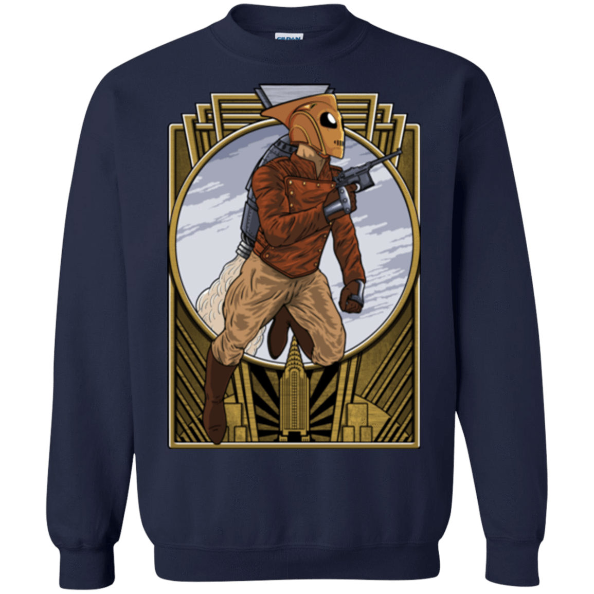 Sweatshirts Navy / Small Rocket Man Crewneck Sweatshirt