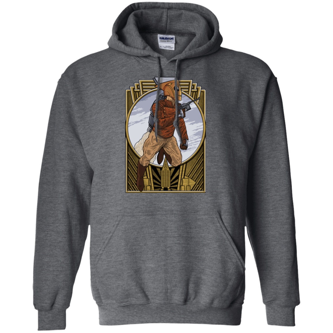 Sweatshirts Dark Heather / Small Rocket Man Pullover Hoodie
