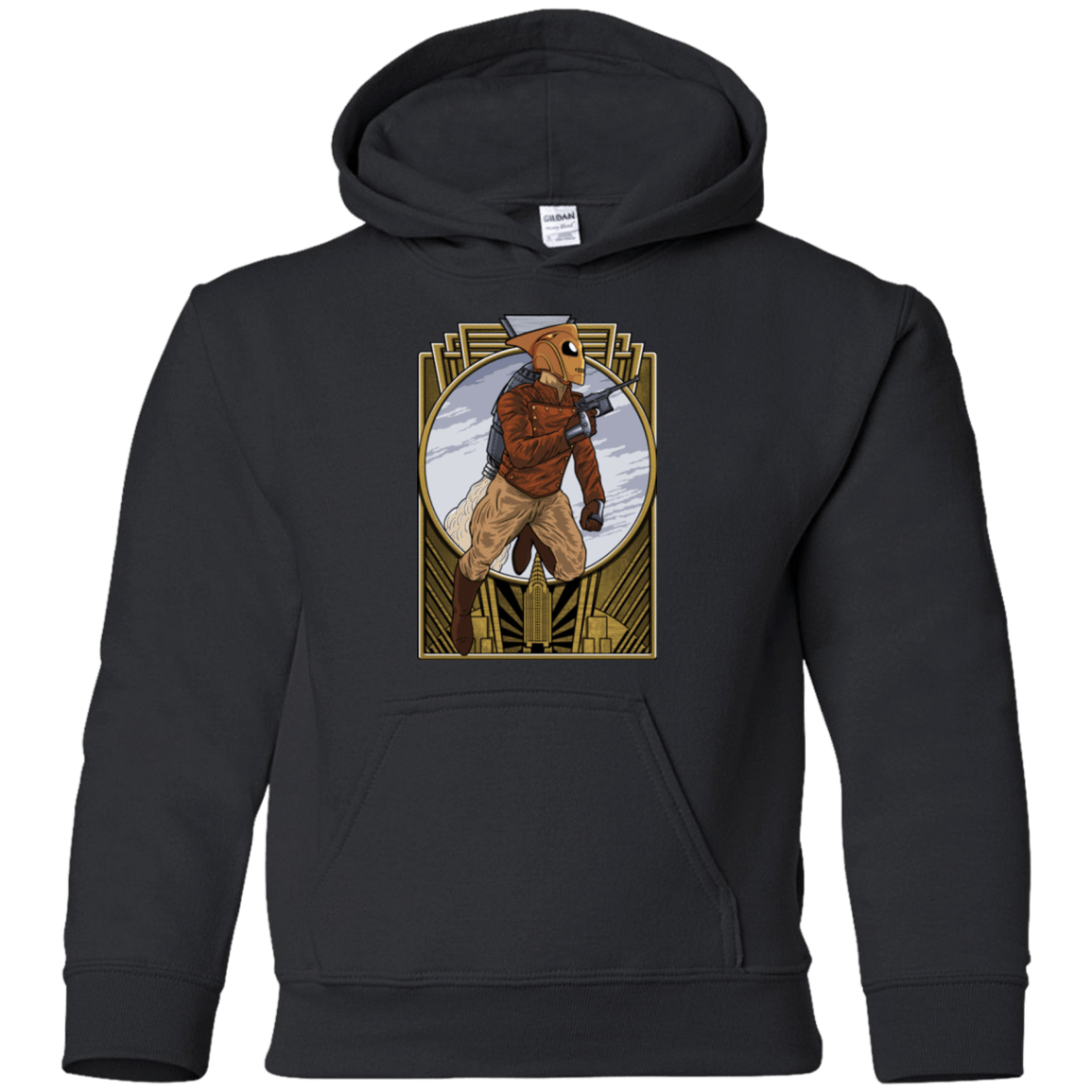 Sweatshirts Black / YS Rocket Man Youth Hoodie