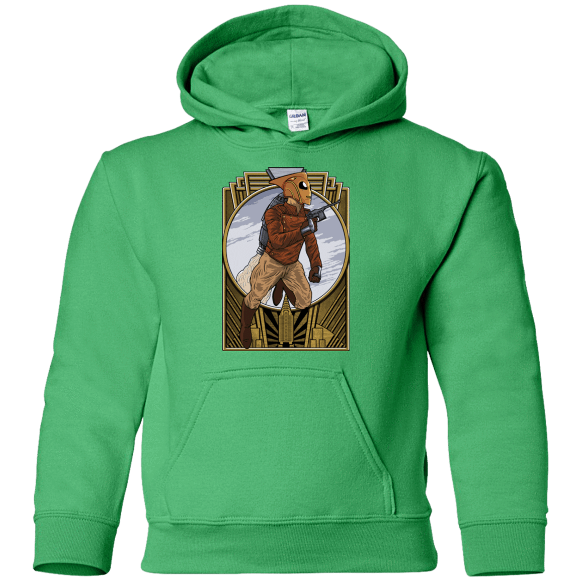 Sweatshirts Irish Green / YS Rocket Man Youth Hoodie