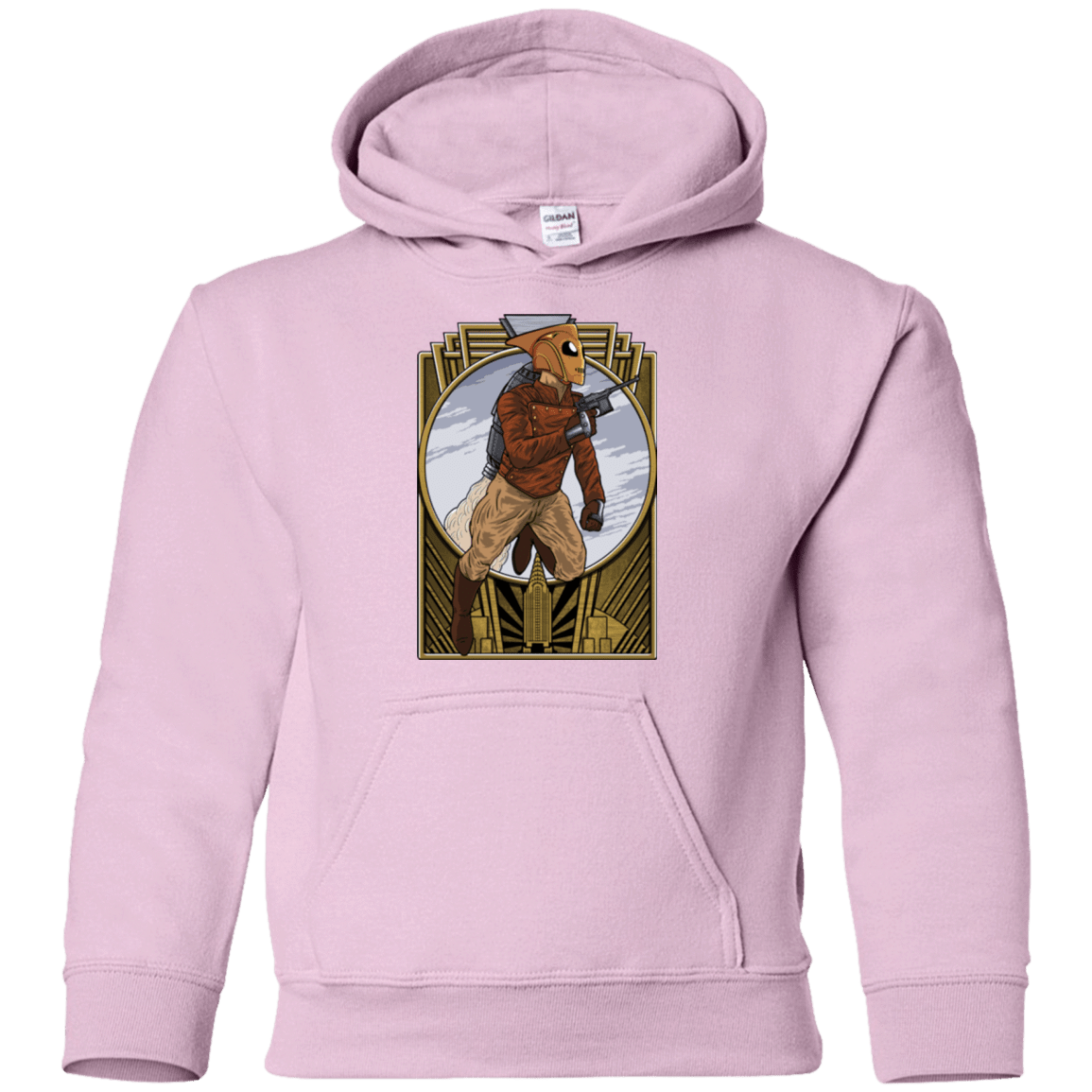 Sweatshirts Light Pink / YS Rocket Man Youth Hoodie