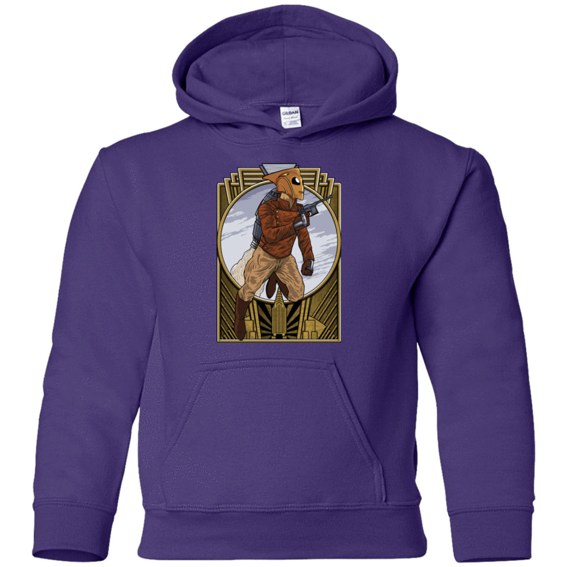 Sweatshirts Purple / YS Rocket Man Youth Hoodie