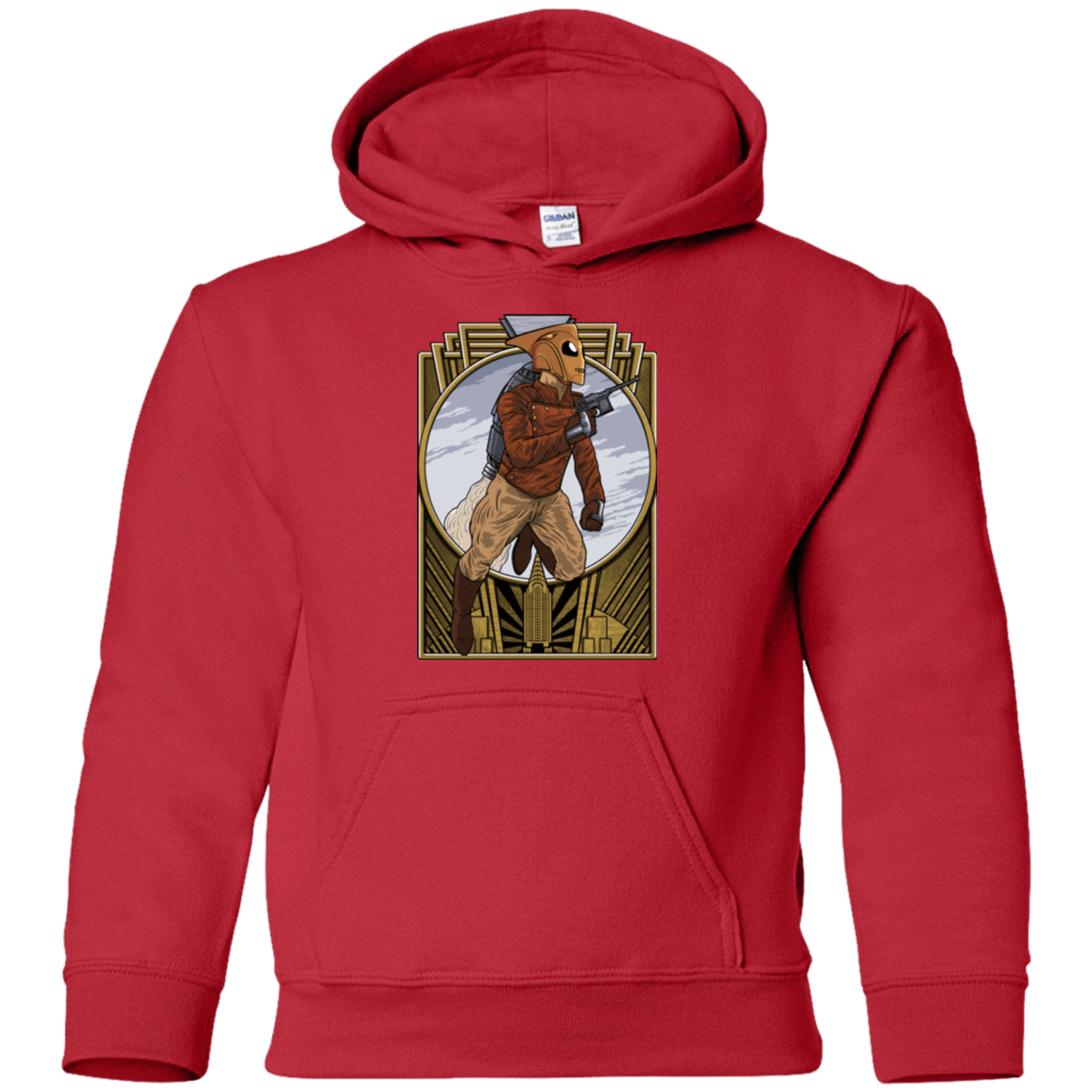 Sweatshirts Red / YS Rocket Man Youth Hoodie