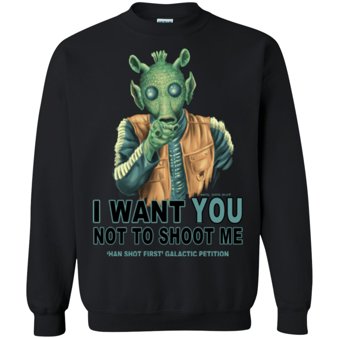 Sweatshirts Black / Small Rodian Petition Crewneck Sweatshirt