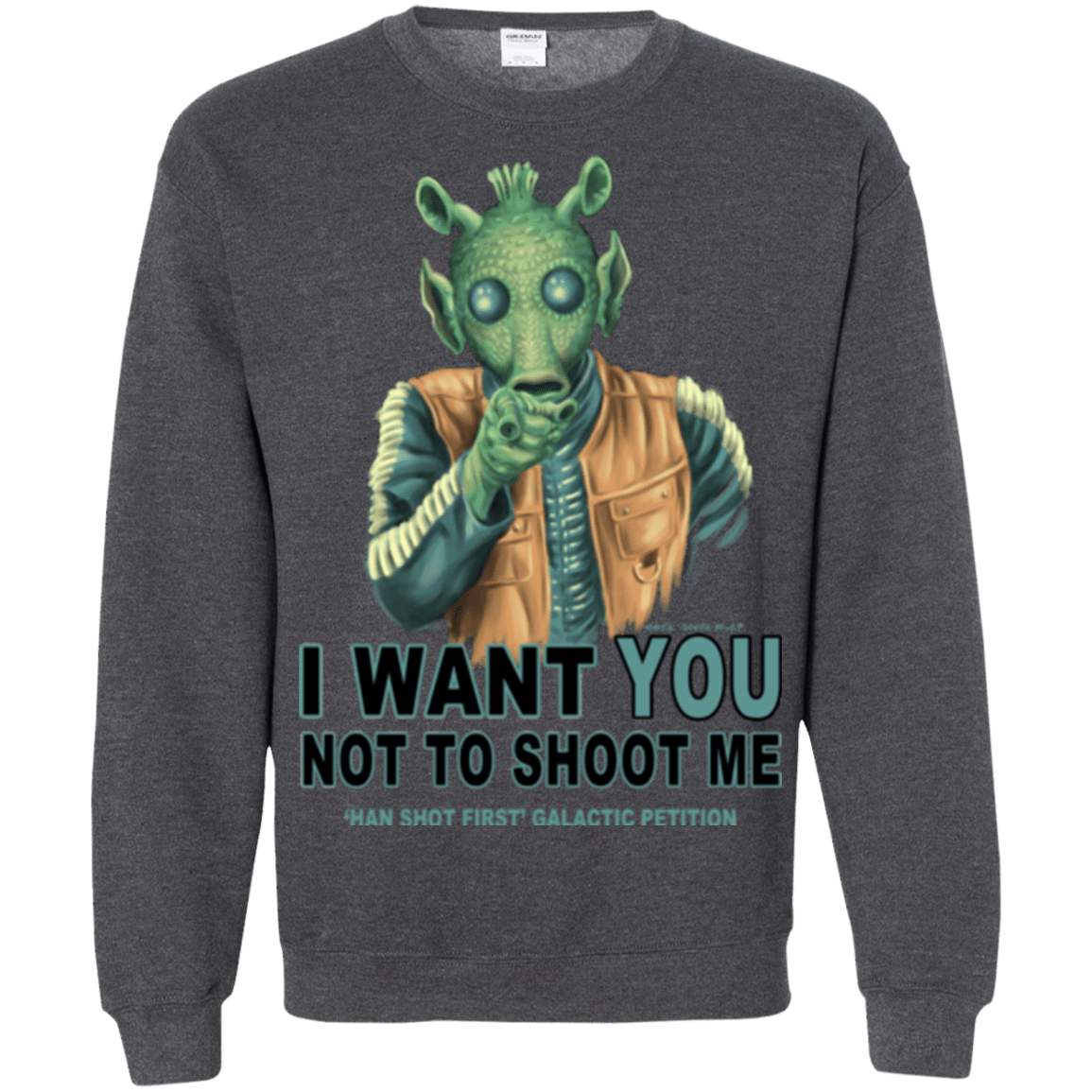 Sweatshirts Dark Heather / Small Rodian Petition Crewneck Sweatshirt