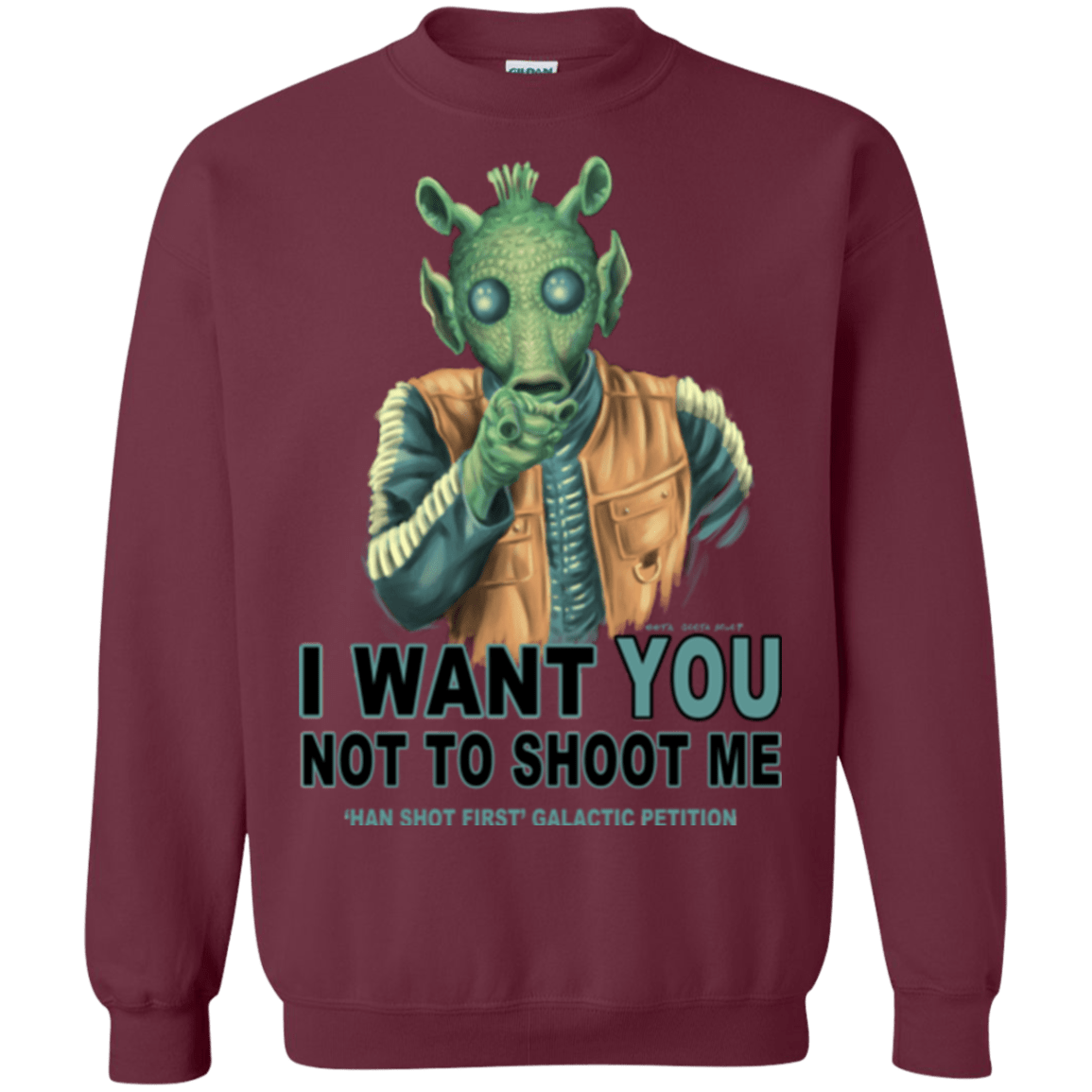 Sweatshirts Maroon / Small Rodian Petition Crewneck Sweatshirt