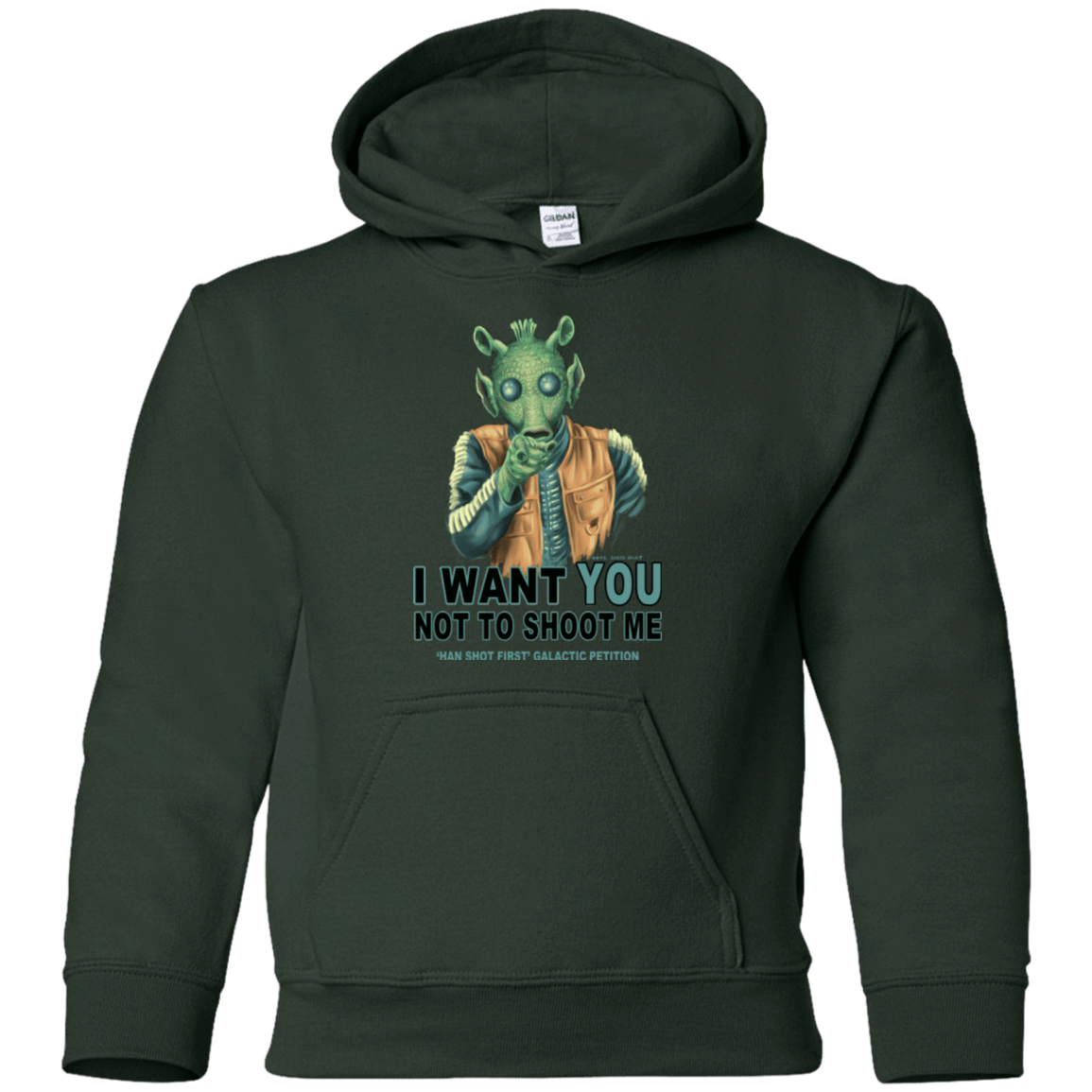 Sweatshirts Forest Green / YS Rodian Petition Youth Hoodie