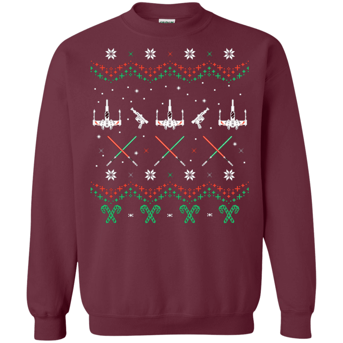 Sweatshirts Maroon / S Rogue Christmas Crewneck Sweatshirt