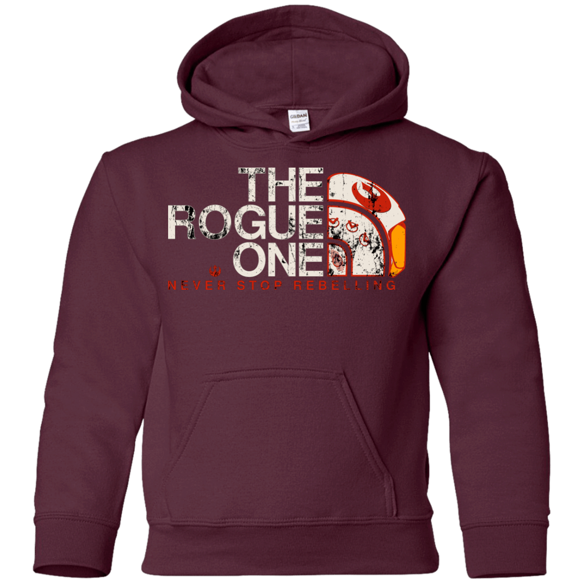 Sweatshirts Maroon / YS Rogue North Face Youth Hoodie