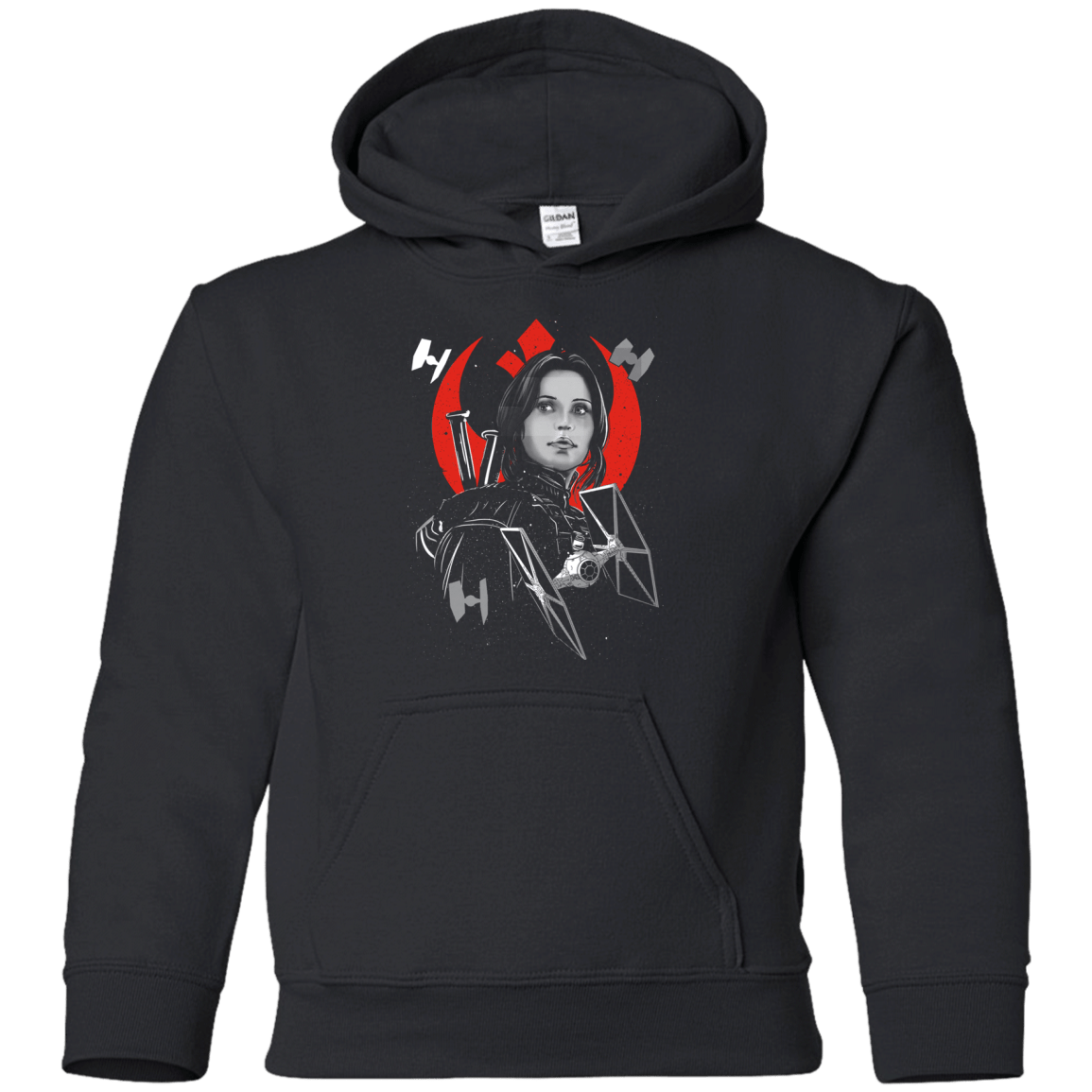 Sweatshirts Black / YS Rogue pilot Youth Hoodie