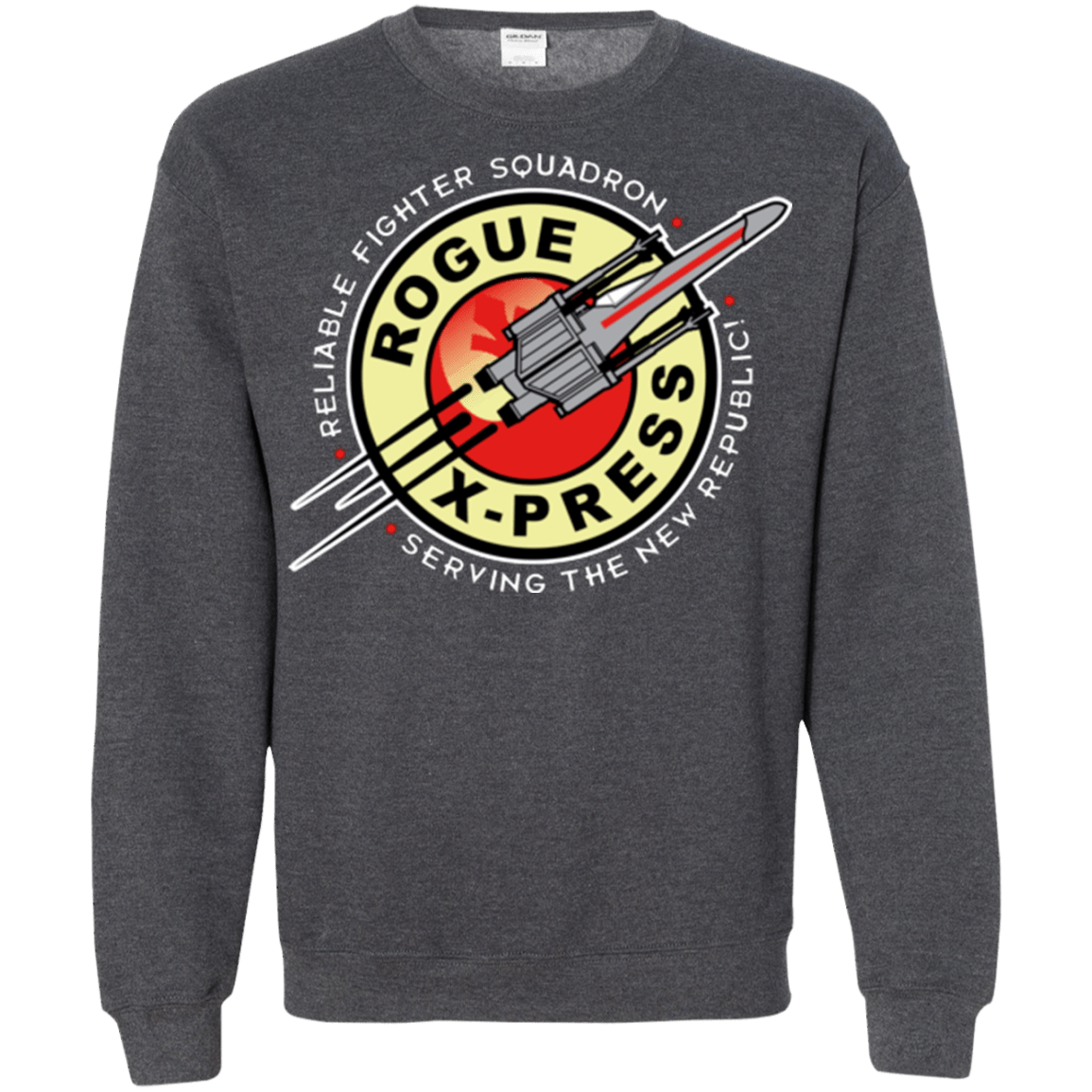 Sweatshirts Dark Heather / Small Rogue X-Press Crewneck Sweatshirt