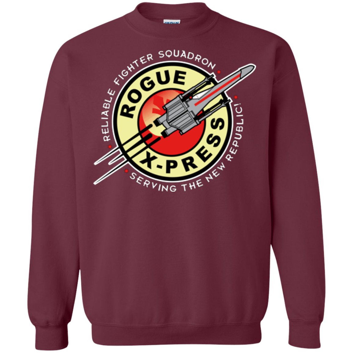 Sweatshirts Maroon / Small Rogue X-Press Crewneck Sweatshirt