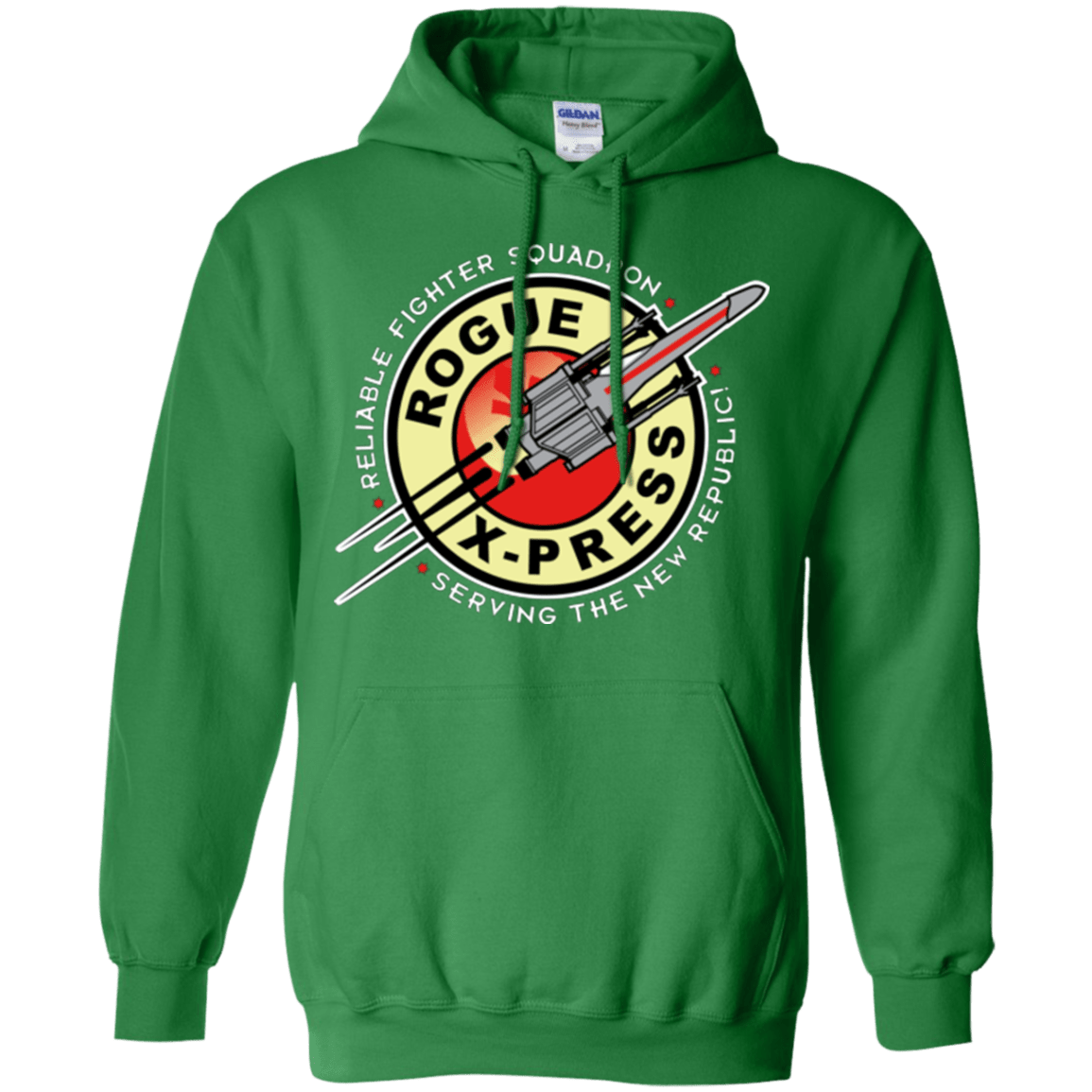 Sweatshirts Irish Green / Small Rogue X-Press Pullover Hoodie