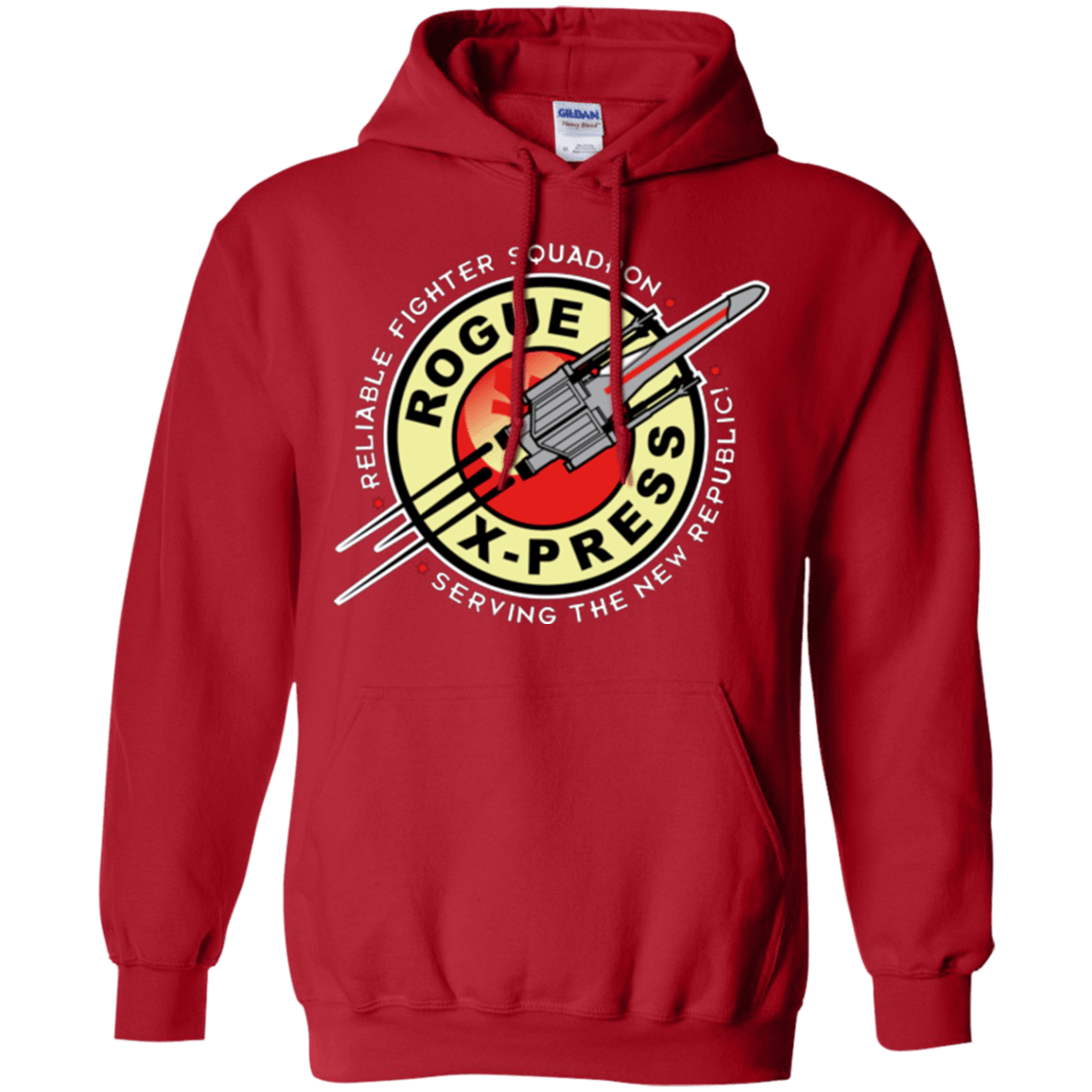 Sweatshirts Red / Small Rogue X-Press Pullover Hoodie