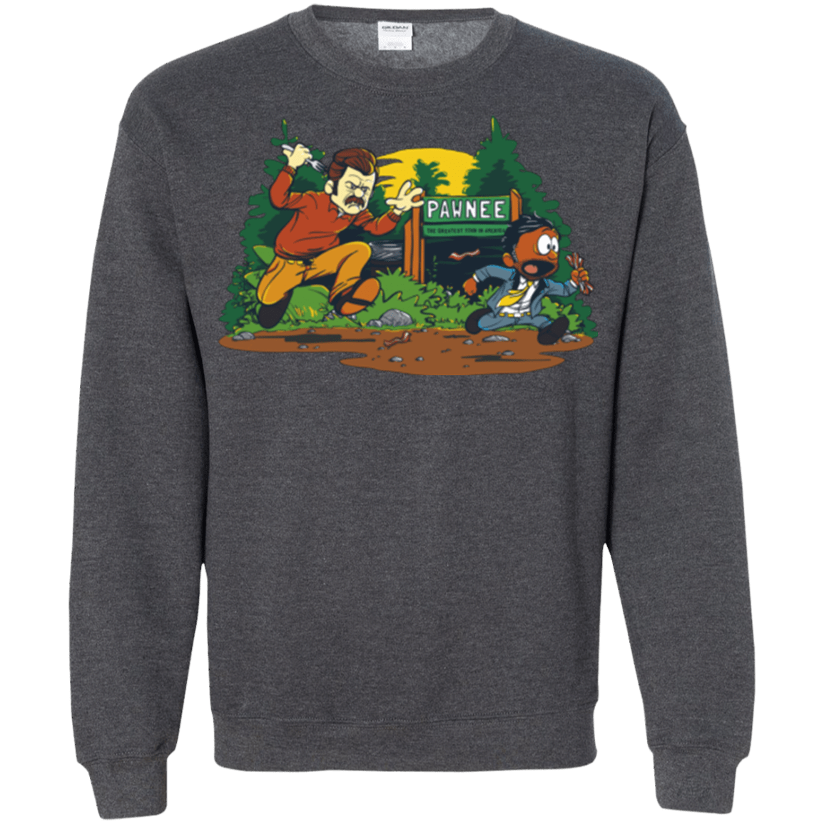 Sweatshirts Dark Heather / Small Ron & Tom Crewneck Sweatshirt