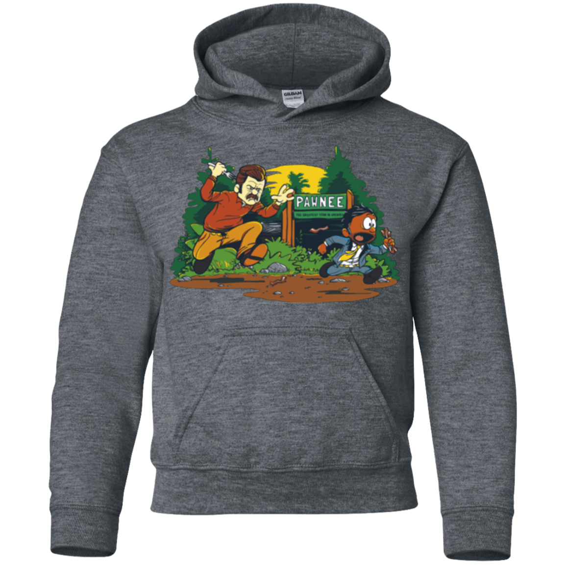 Sweatshirts Dark Heather / YS Ron & Tom Youth Hoodie