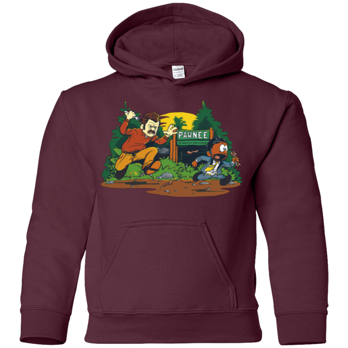 Sweatshirts Maroon / YS Ron & Tom Youth Hoodie