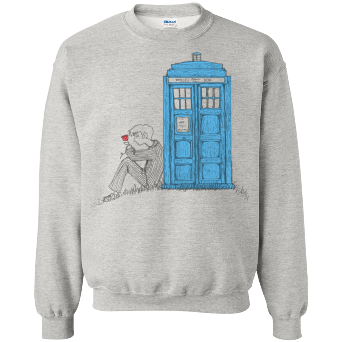 Sweatshirts Ash / Small Rose Crewneck Sweatshirt