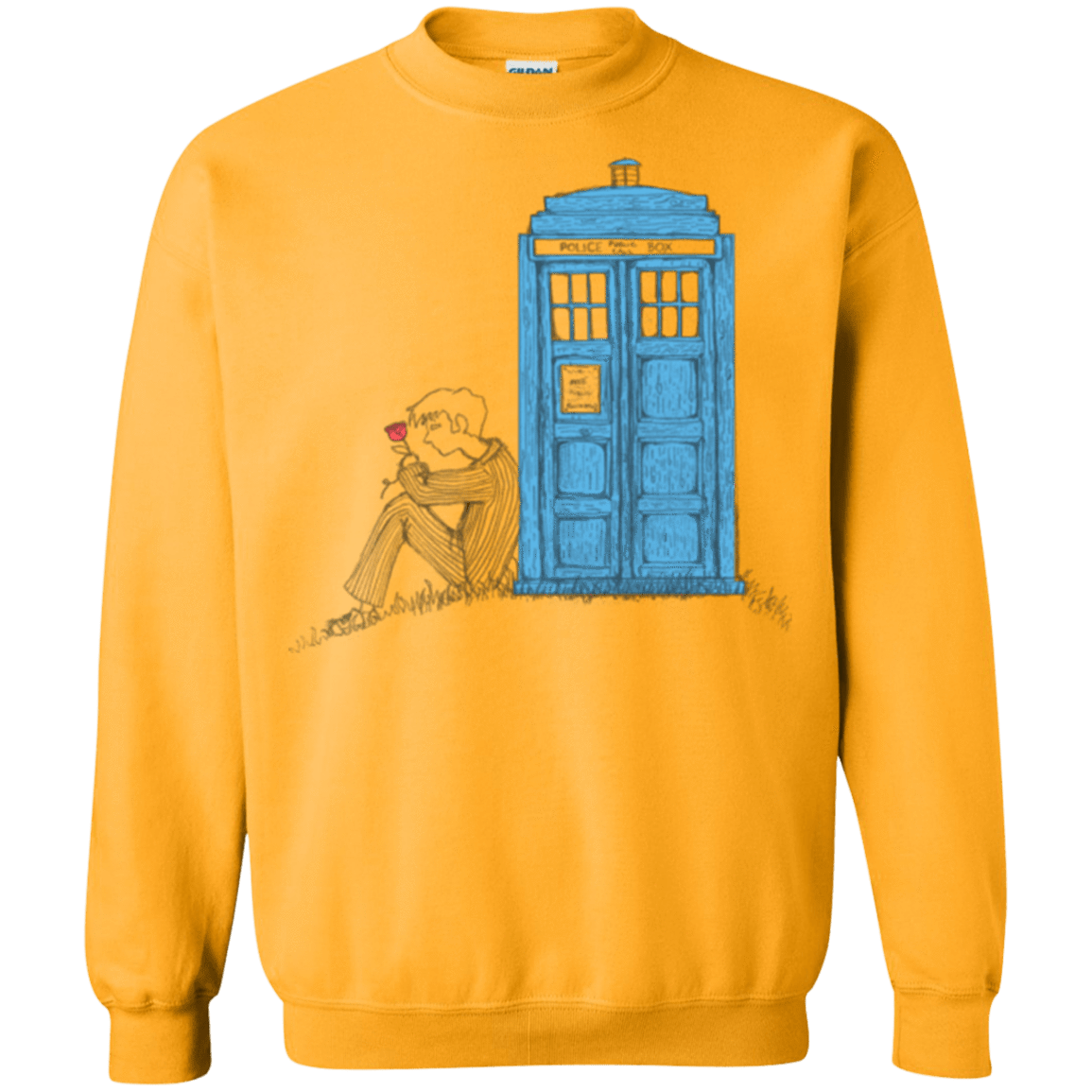 Sweatshirts Gold / Small Rose Crewneck Sweatshirt