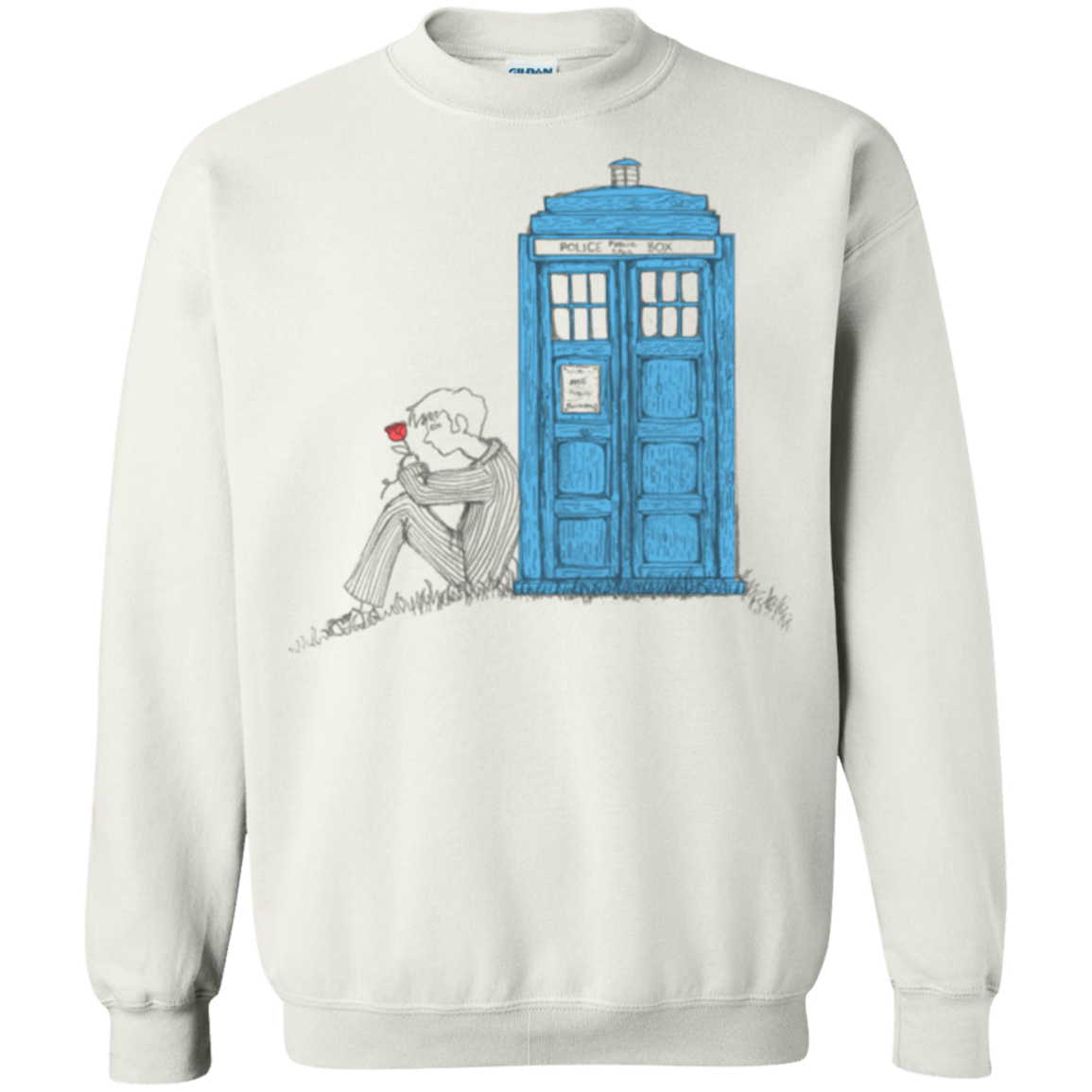 Sweatshirts White / Small Rose Crewneck Sweatshirt