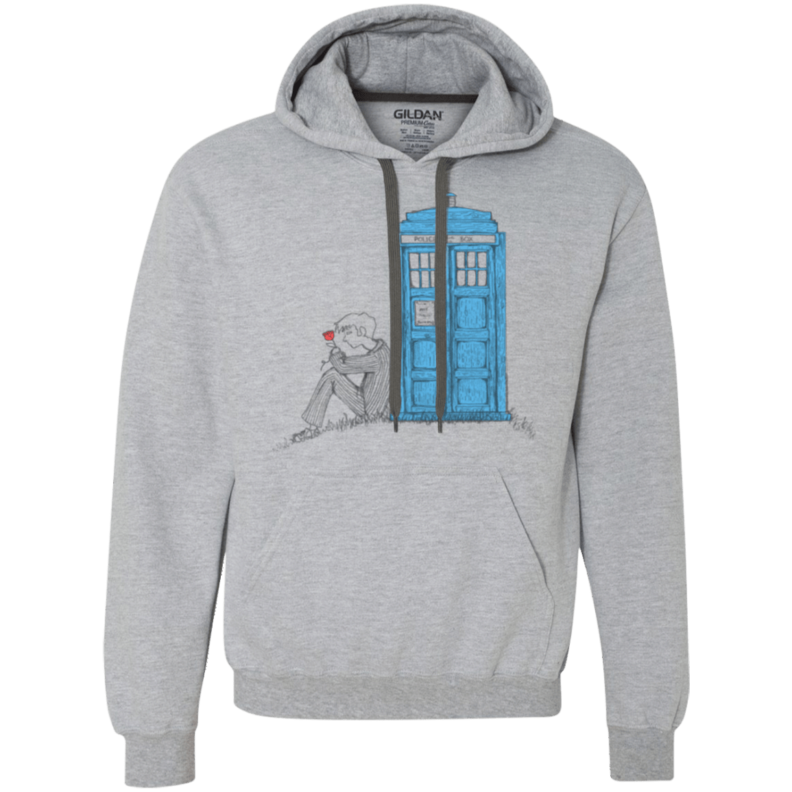 Sweatshirts Sport Grey / Small Rose Premium Fleece Hoodie