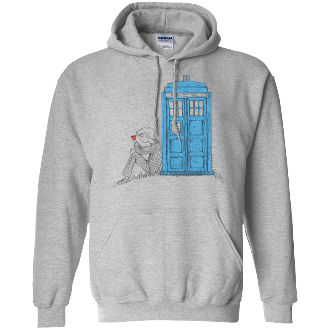 Sweatshirts Sport Grey / Small Rose Pullover Hoodie