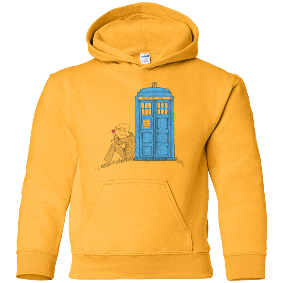 Sweatshirts Gold / YS Rose Youth Hoodie