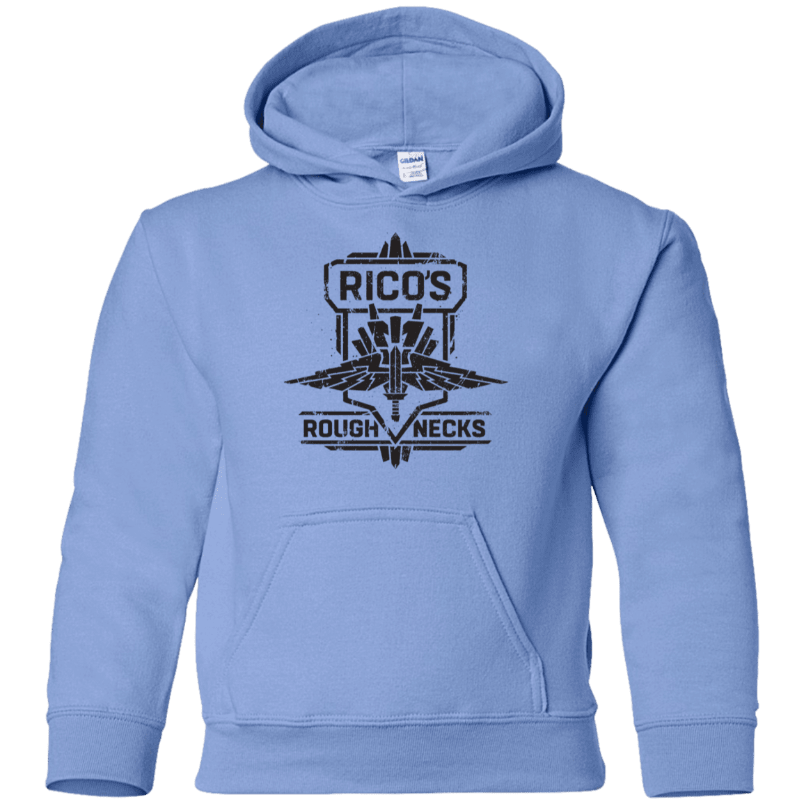 Sweatshirts Carolina Blue / YS Roughnecks Youth Hoodie