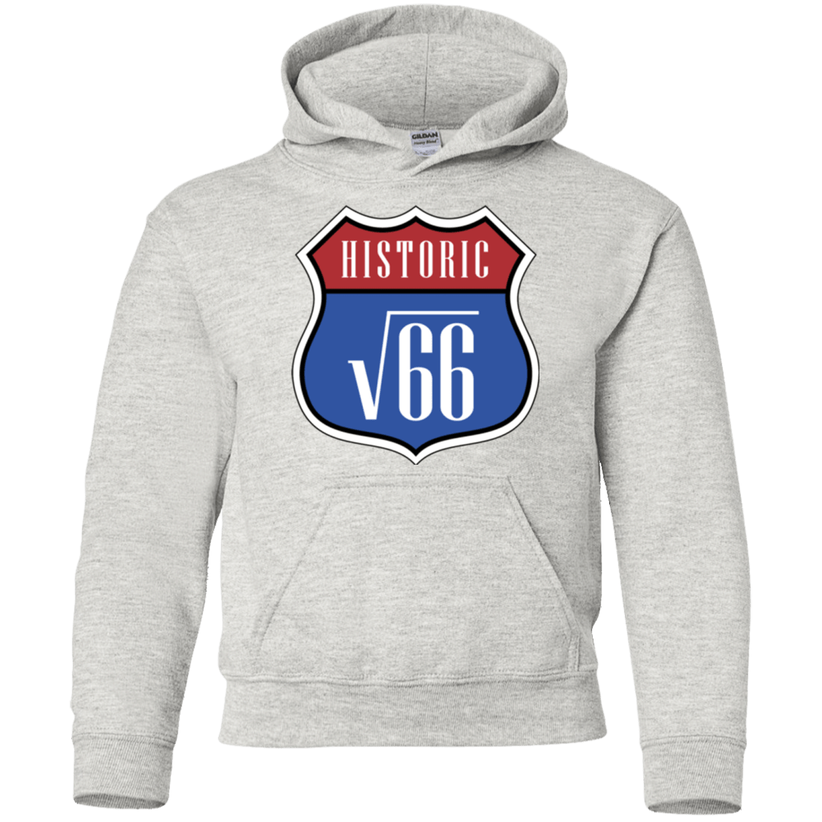 Sweatshirts Ash / YS Route v66 Youth Hoodie