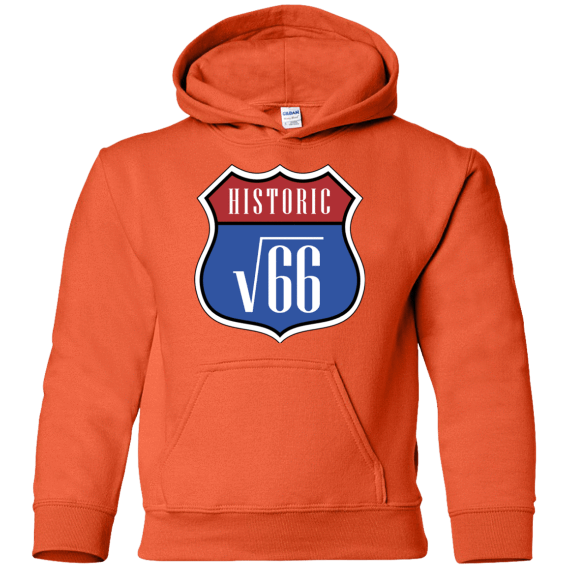 Sweatshirts Orange / YS Route v66 Youth Hoodie