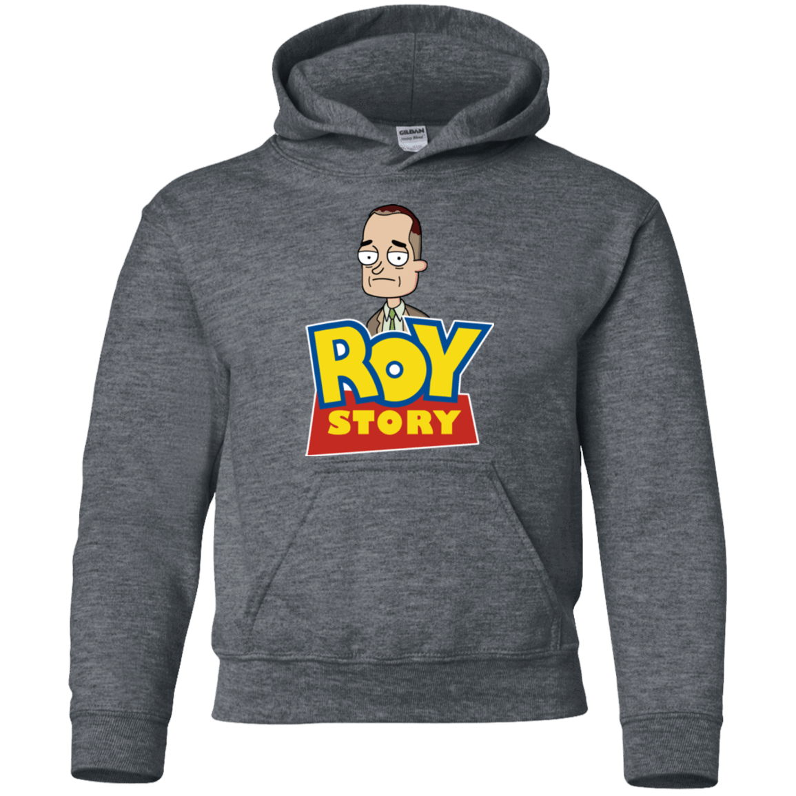 Sweatshirts Dark Heather / YS Roy Story Youth Hoodie