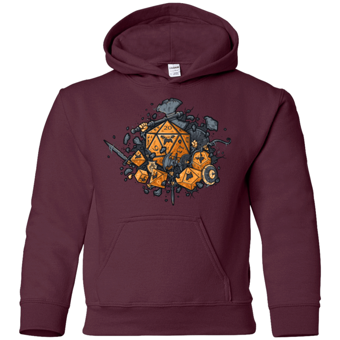Sweatshirts Maroon / YS RPG UNITED Youth Hoodie