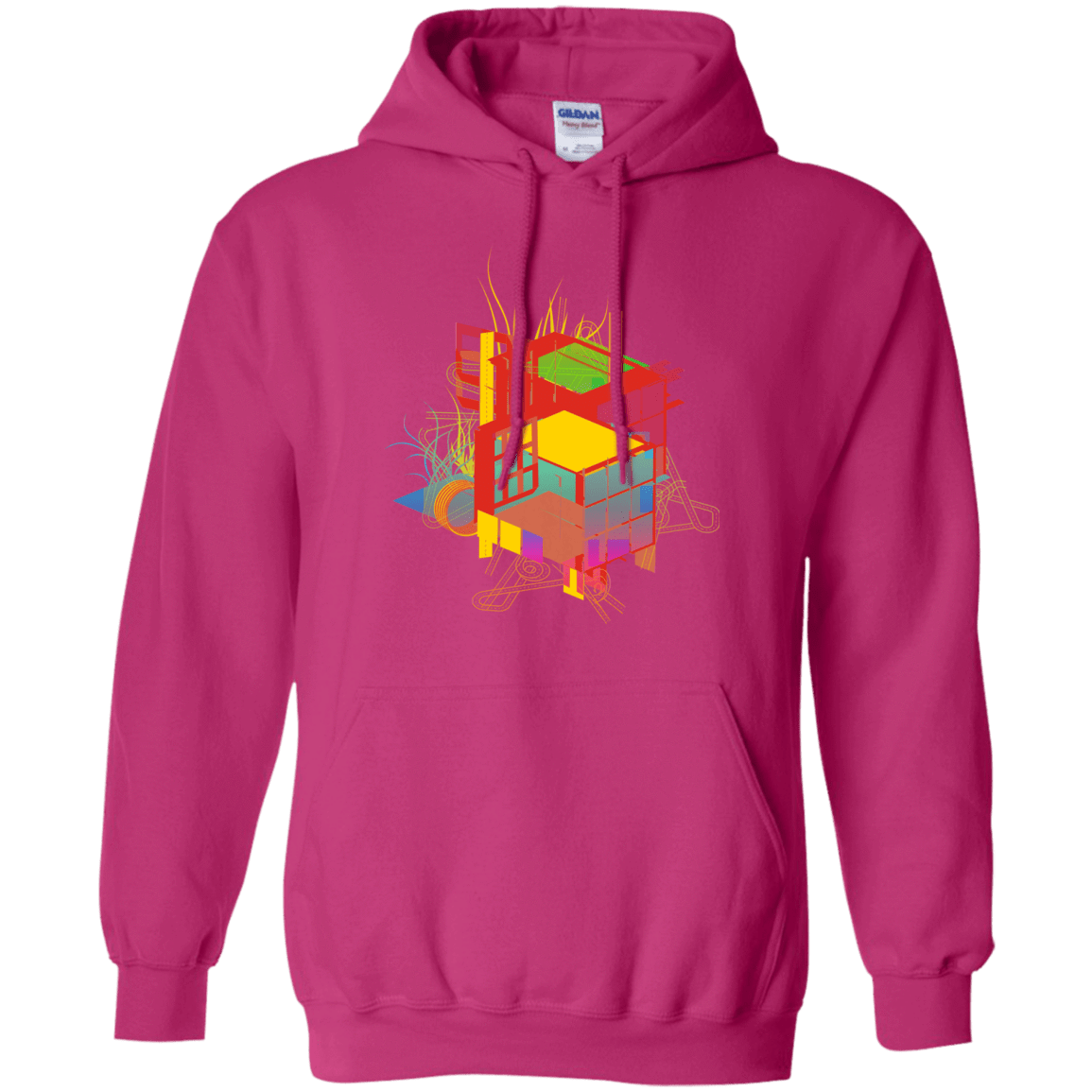 Sweatshirts Heliconia / S Rubik's Building Pullover Hoodie