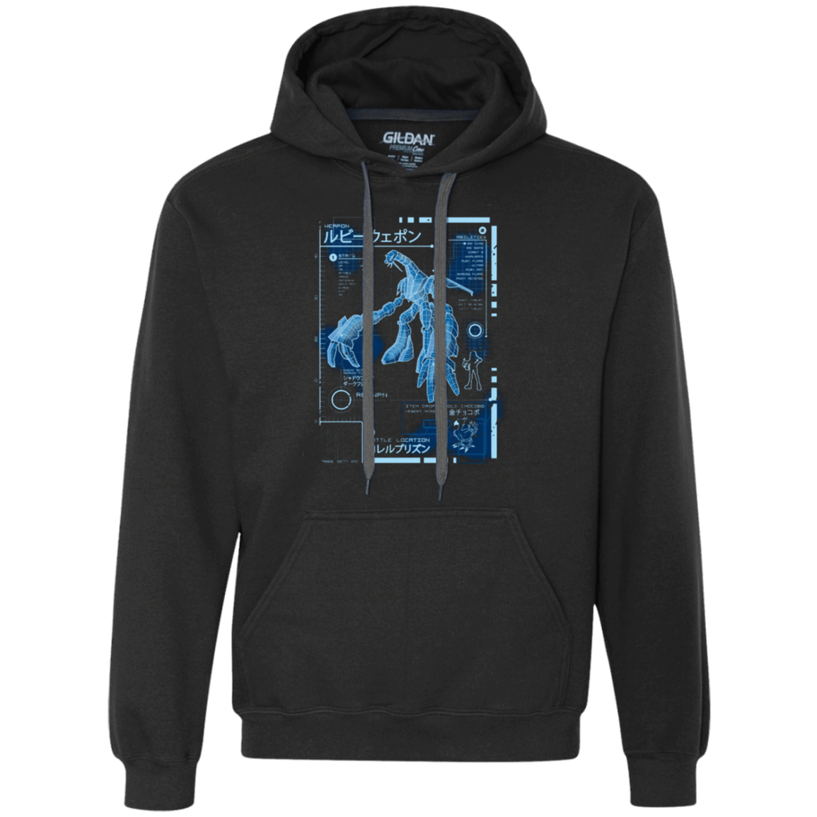 Sweatshirts Black / Small RUBY BLUEPRINT Premium Fleece Hoodie