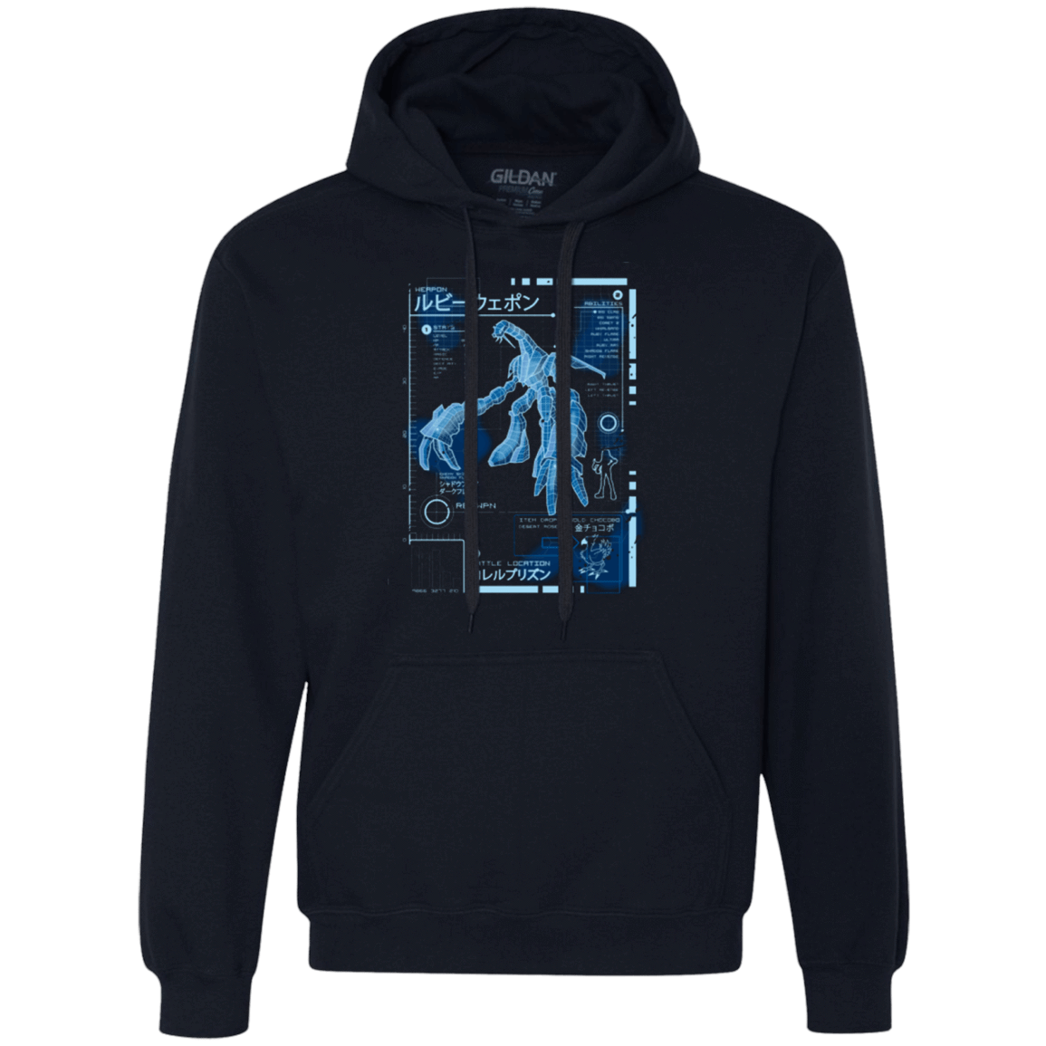 Sweatshirts Navy / Small RUBY BLUEPRINT Premium Fleece Hoodie